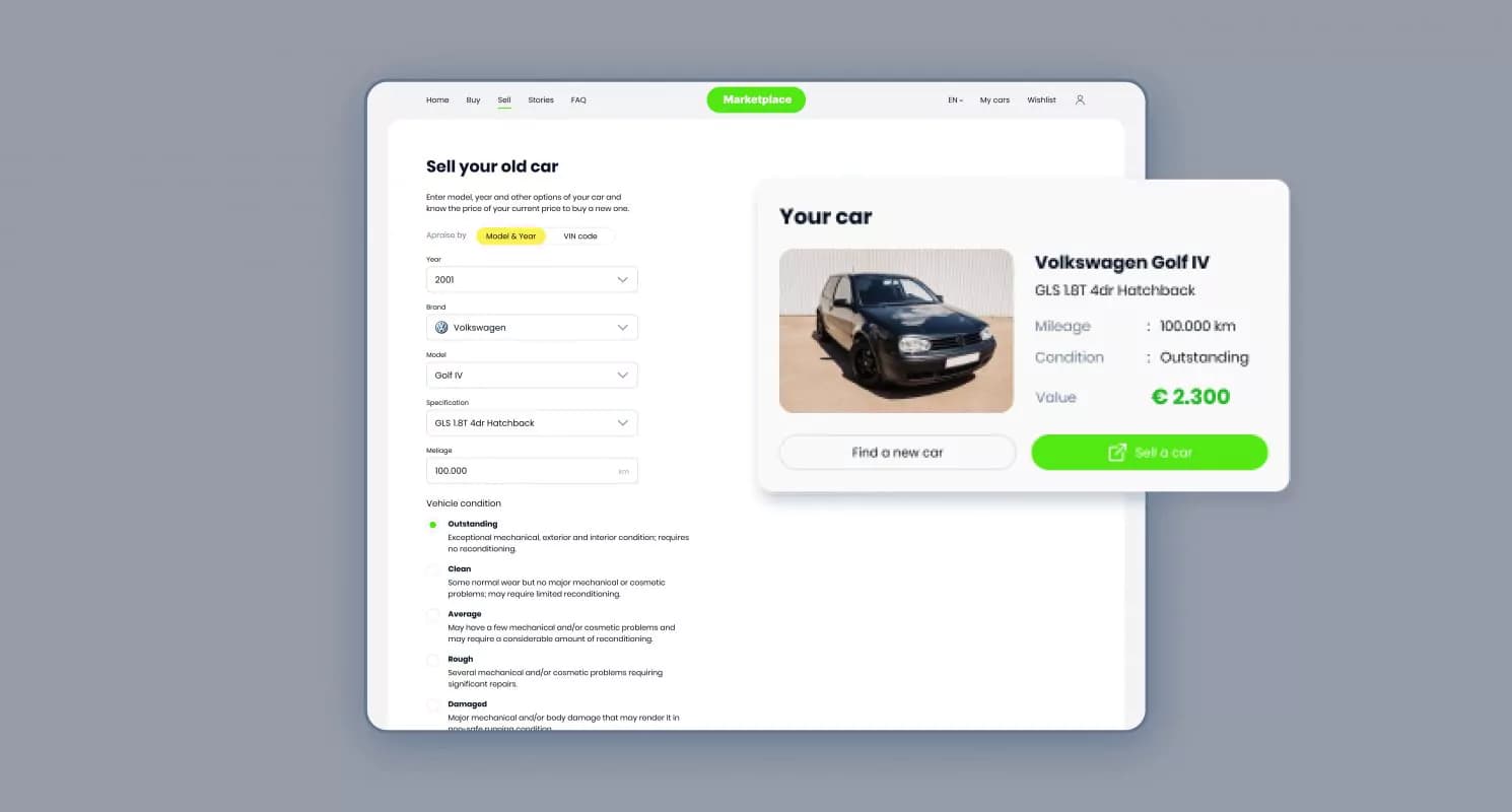 Sell a car