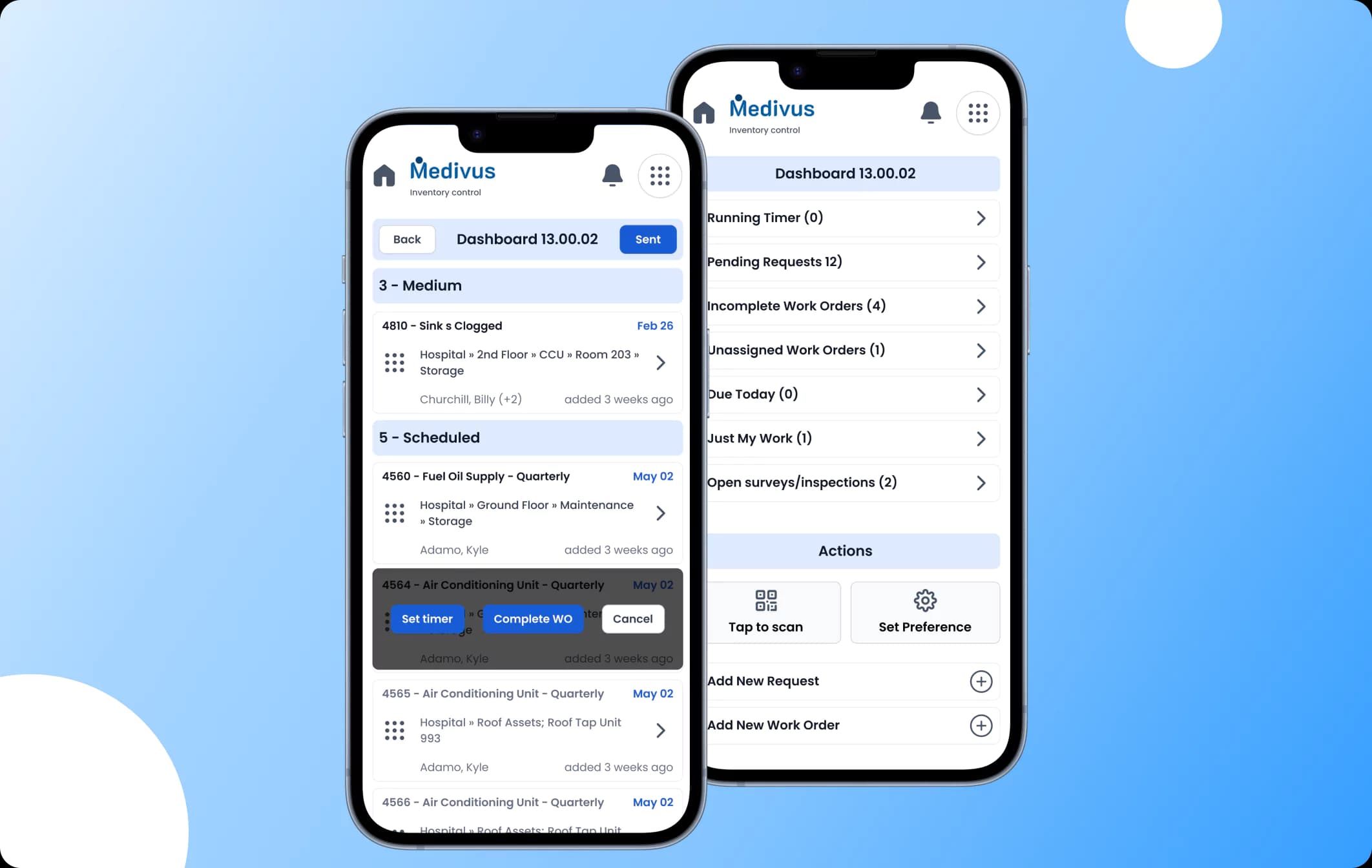 Medivus. Mobile capabilities for on-the-go inventory control