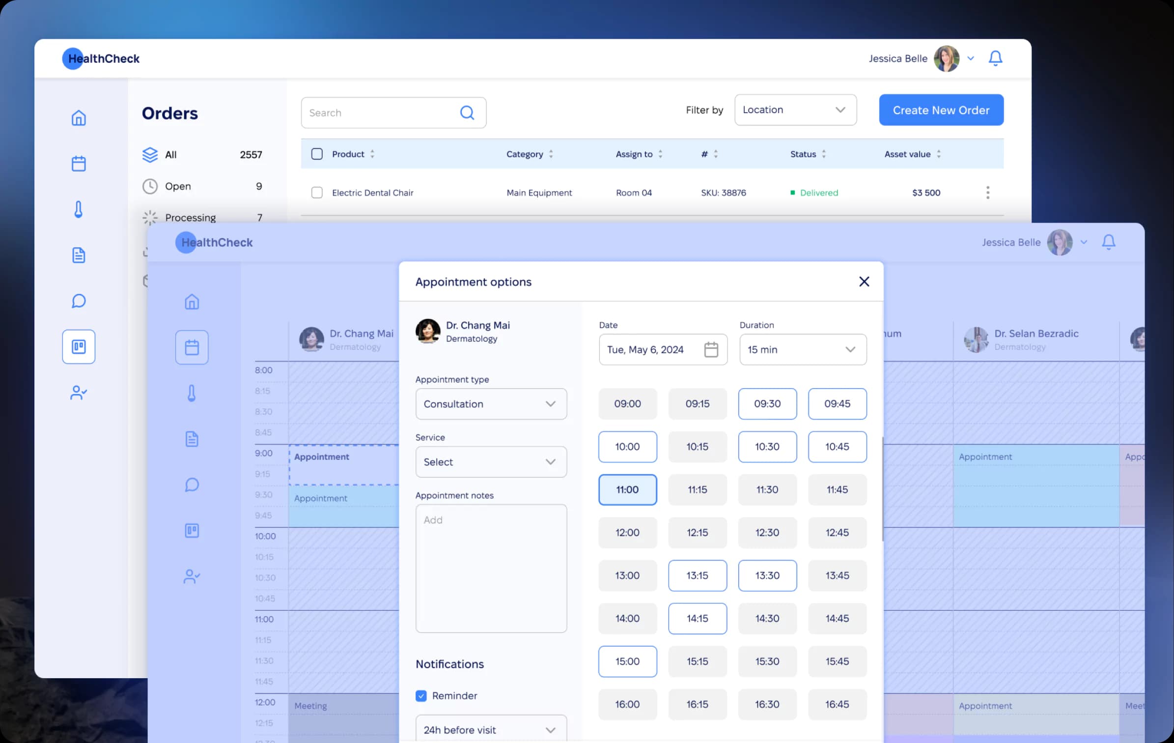 App interface