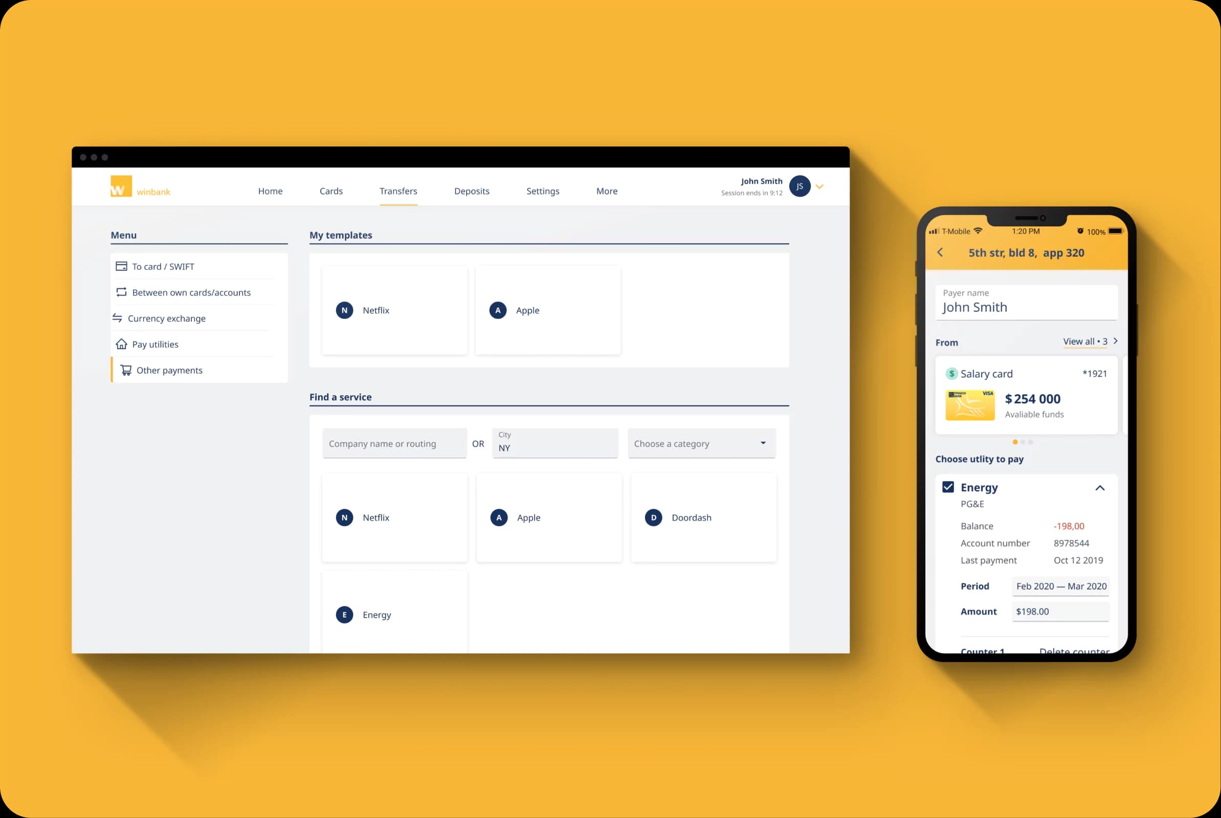 Utility payments
