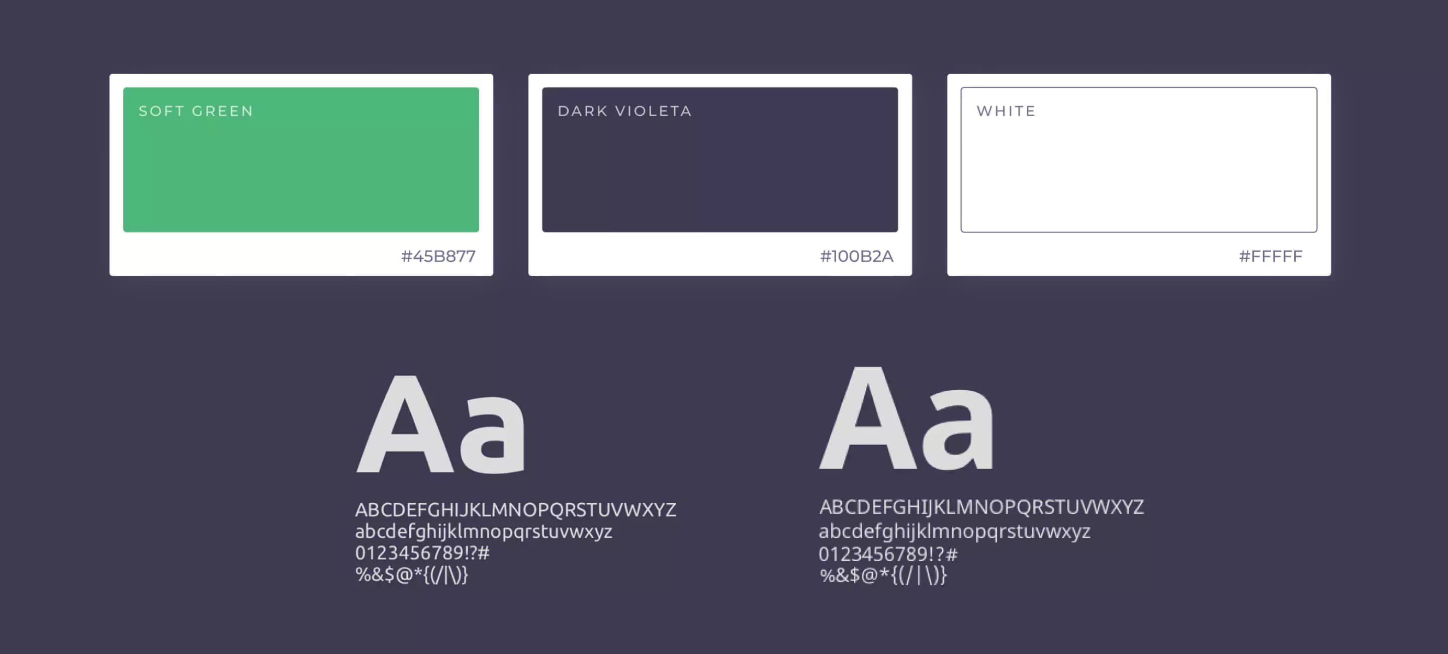 CarDrop. Colors and fonts
