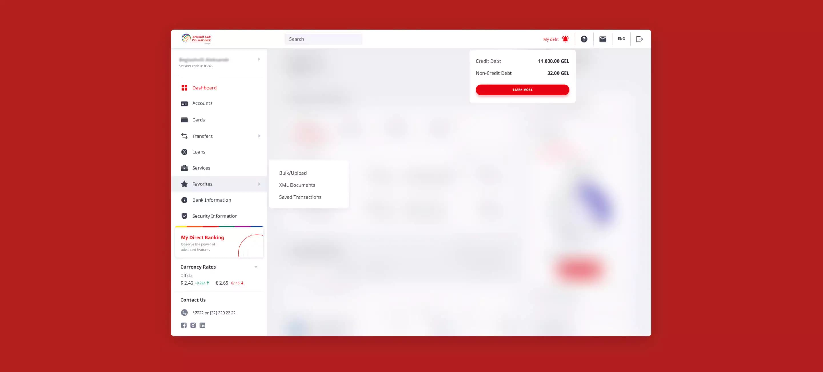 ProCredit. Fast access