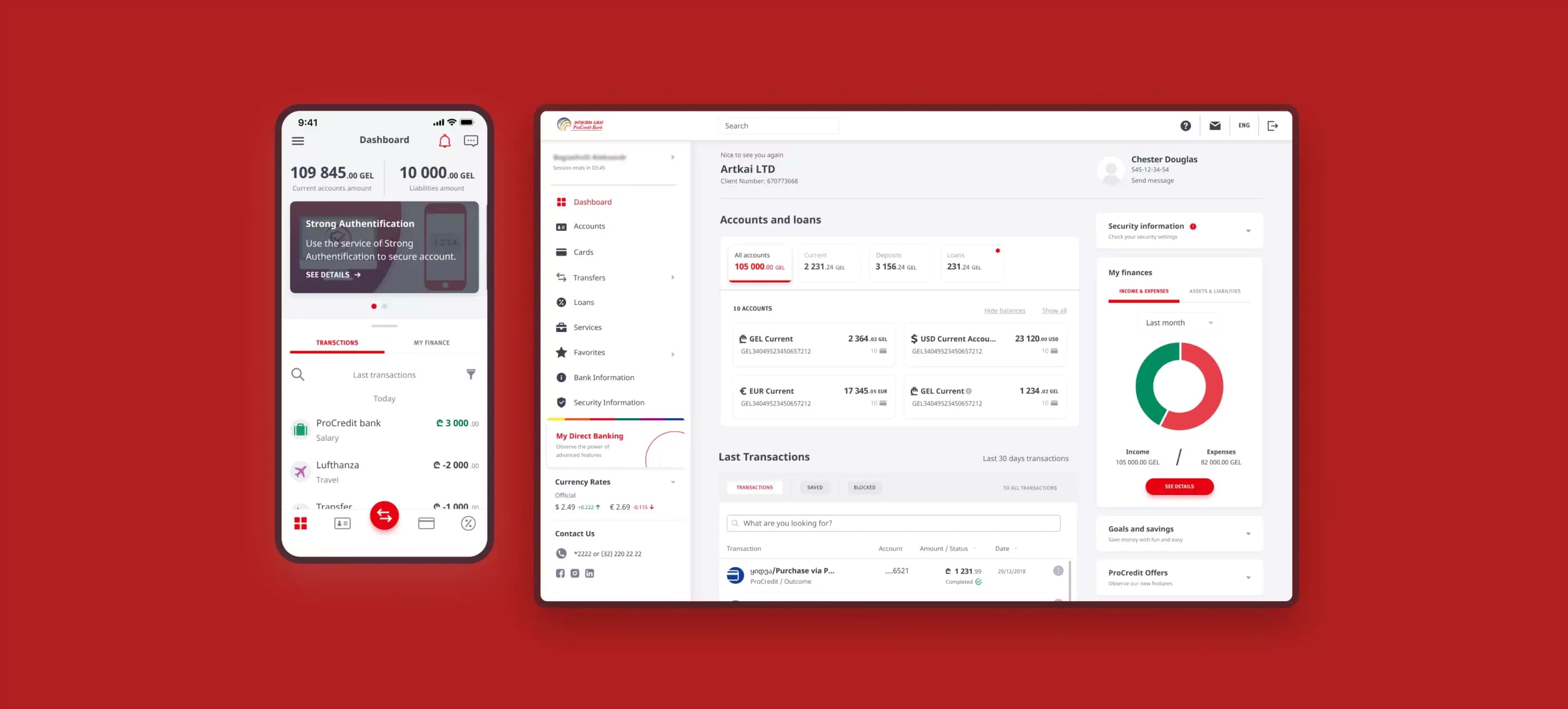 ProCredit. Our redesign