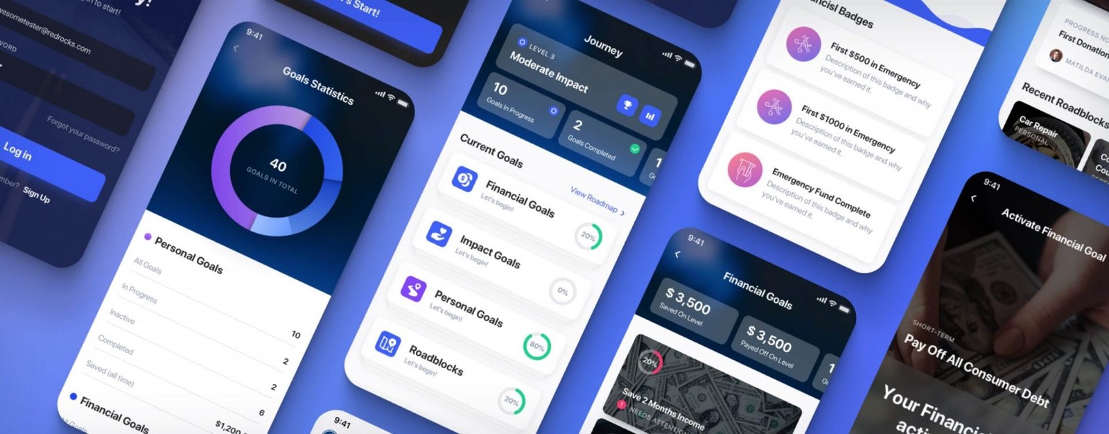 Red Rocks — Financial wellness application