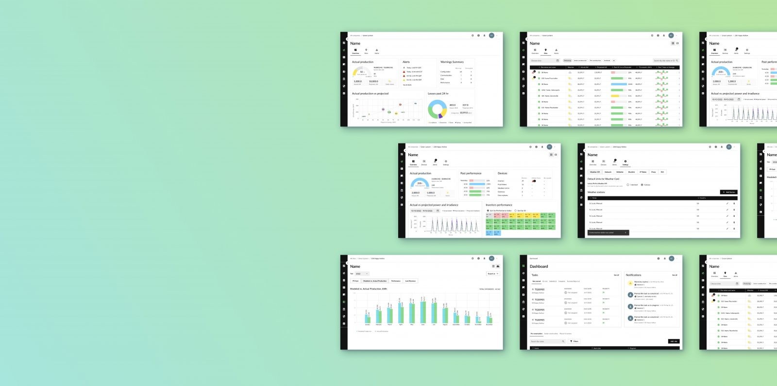 ERP system for solar energy management