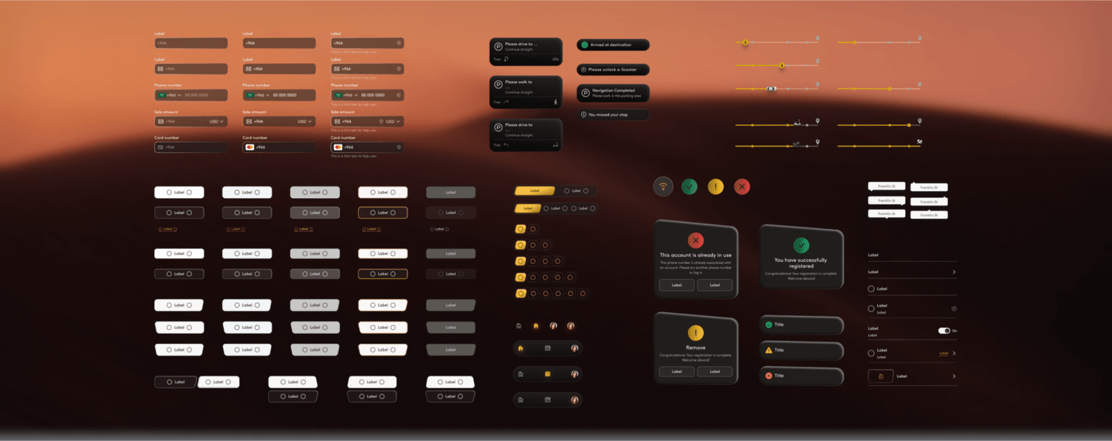 Design System for Urban Mobility App