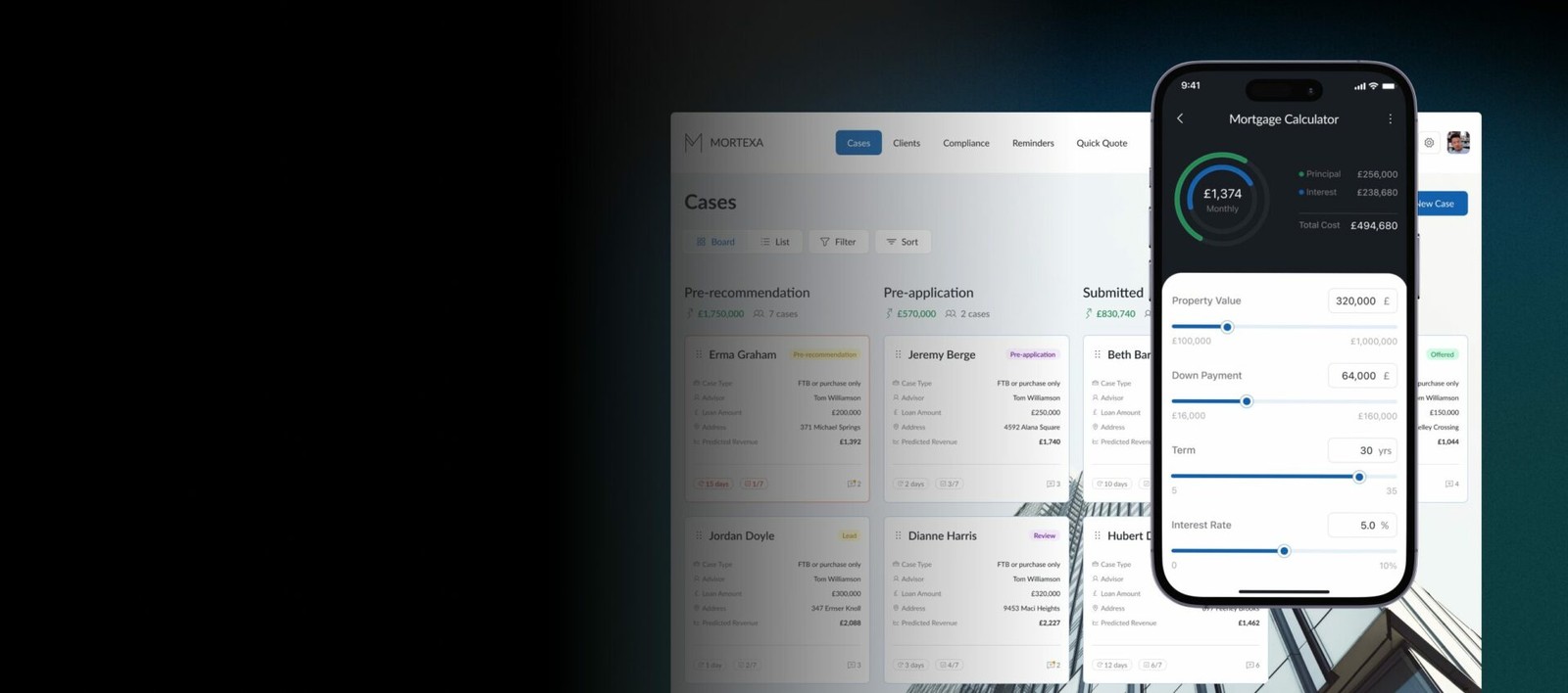 Mortexa - Mortgage Platform for Lenders and Borrowers