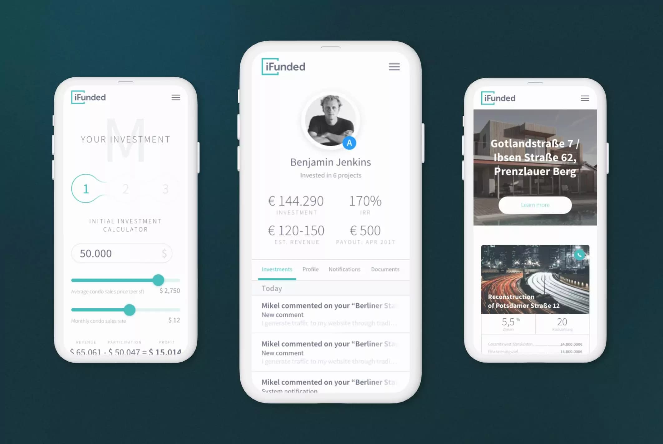 iFunded. Mobile application