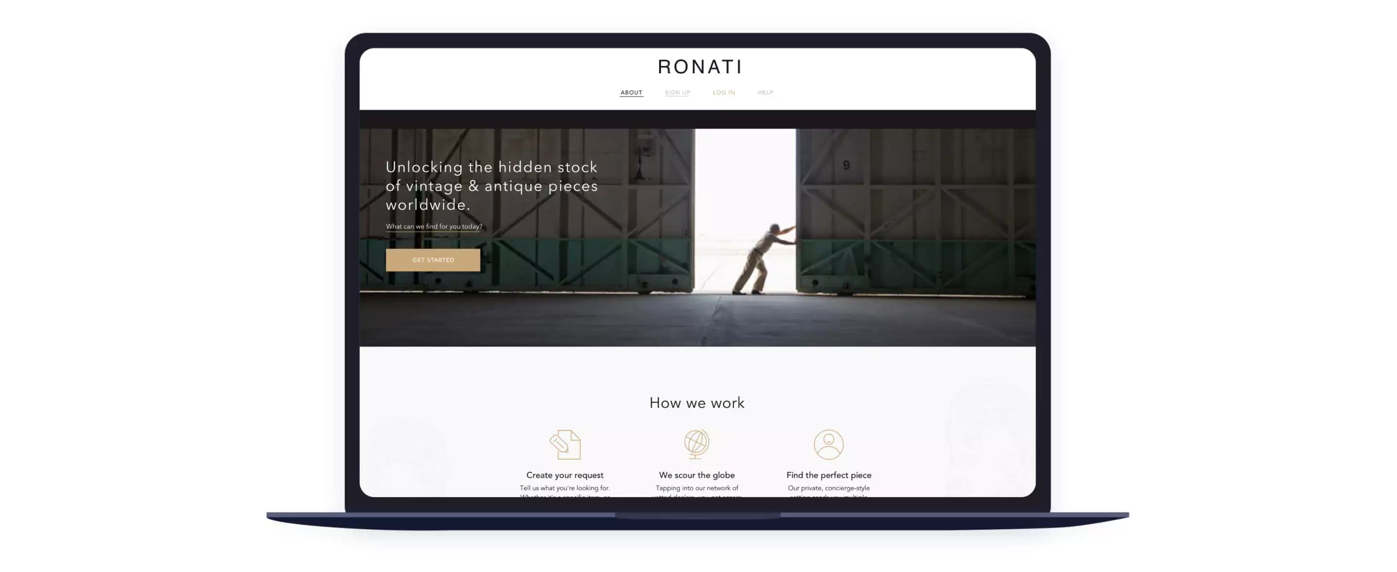 Landing page