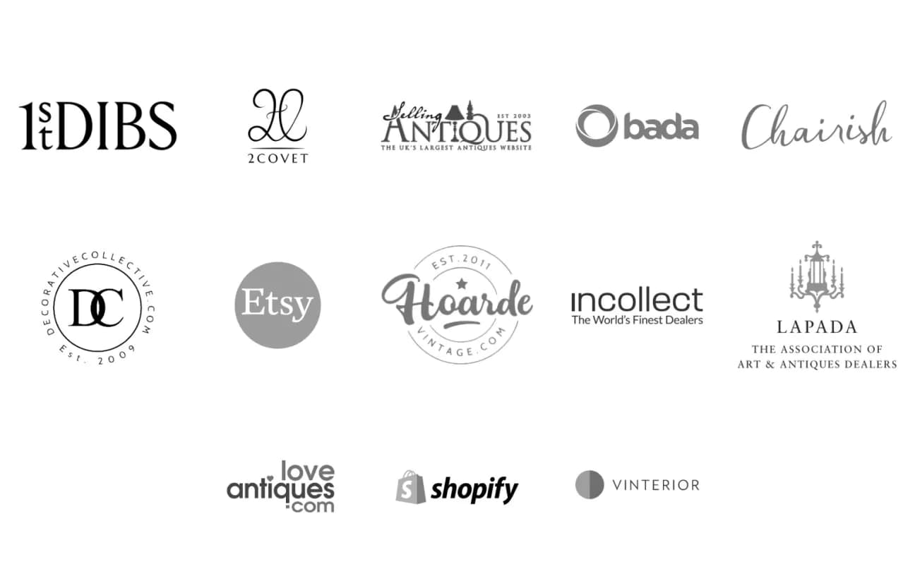 Digital Platform for antique dealers to sell across multiple marketplaces: Supported marketplaces