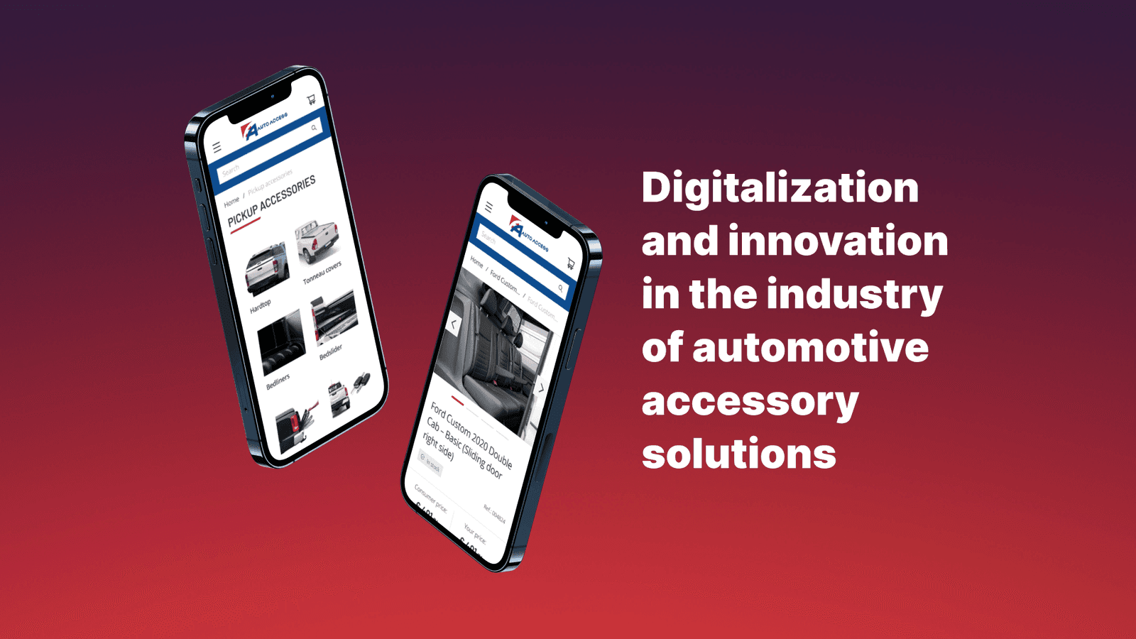 Digitalization and complete UX redesign for Auto Accessory Company