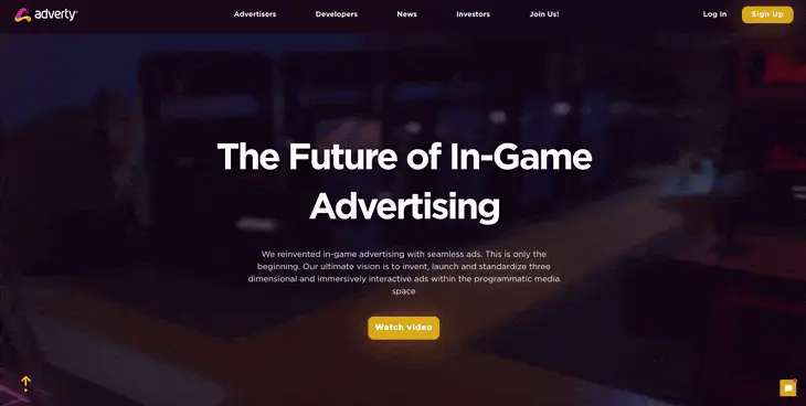 Adverty. Website