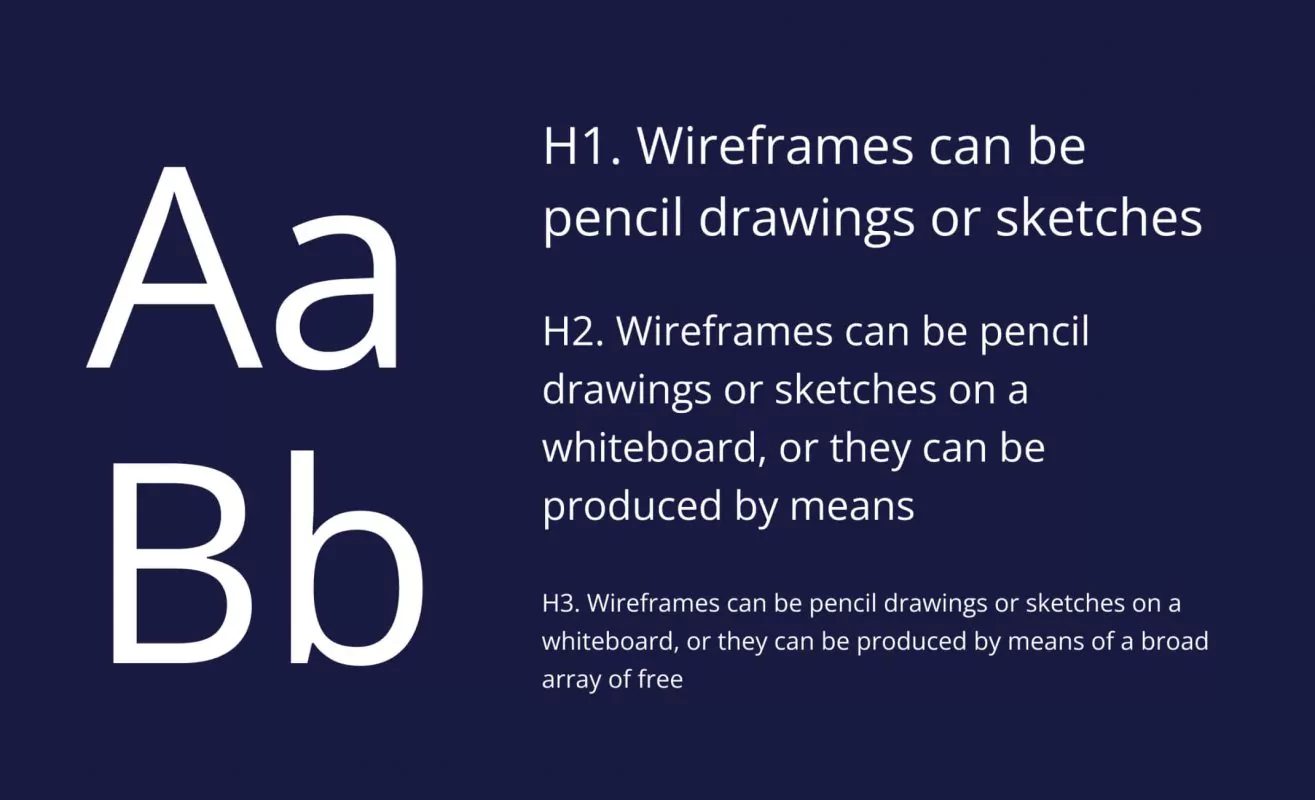 CoinHaven. Typography