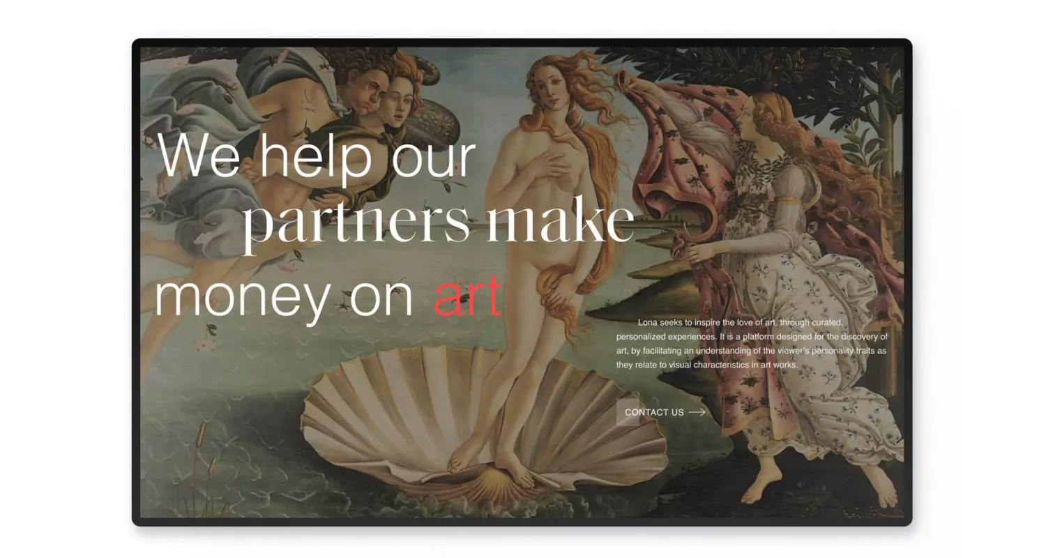 Art NFT Marketplace: Platform features
